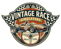 Logo of our website Vintage Racing Simulators